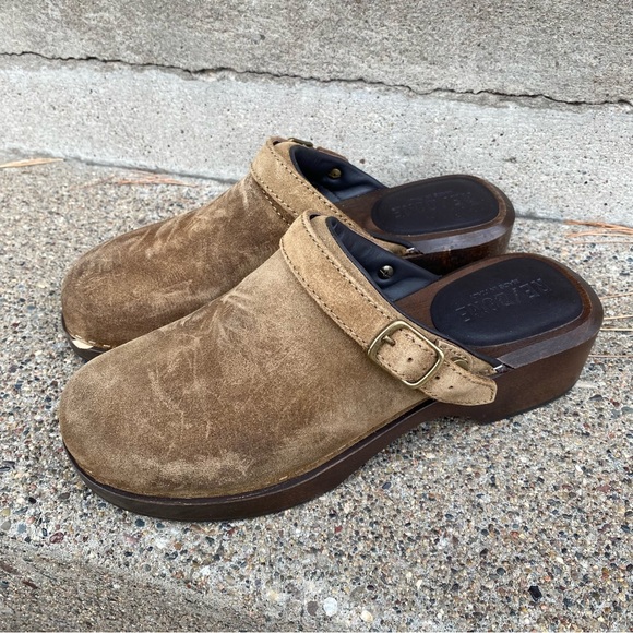 Re/Done Suede Clogs Size EU 38 - Picture 7 of 10